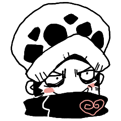 [LINEスタンプ] ONE PIECE 黒蜜スタンプ