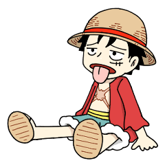 [LINEスタンプ] ONE PIECE 男性キャラスタンプ