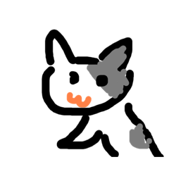 [LINEスタンプ] 動物ガチ絵集