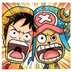 [LINEスタンプ] ONE PIECE by いなほ