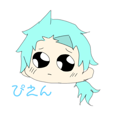 [LINEスタンプ] 自己イラストスタンプ①