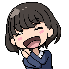 [LINEスタンプ] 使いやすいショートボブガール