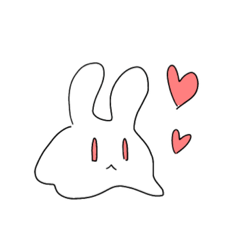 [LINEスタンプ] うちゅうさぎさん