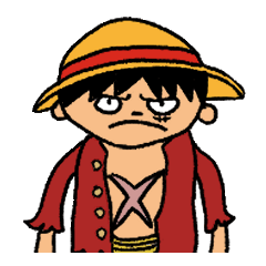 [LINEスタンプ] 【ONE PIECE】いろんなルフィスタンプ