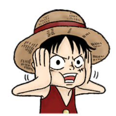 [LINEスタンプ] ONE PIECE 喜怒哀楽スタンプ