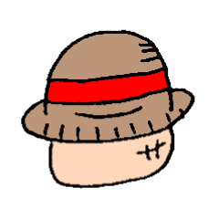 [LINEスタンプ] ONE PIECE 落書きスタンプ