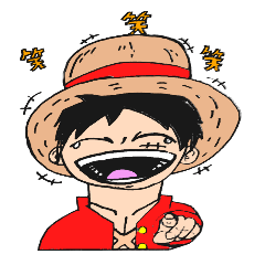 [LINEスタンプ] ONE PIECE こんかっせスタンプ