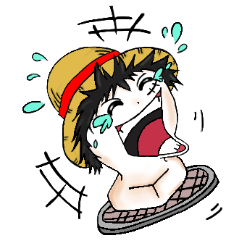 [LINEスタンプ] ONE PIECE モチっとスタンプ