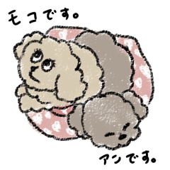 [LINEスタンプ] 実家の愛犬の家族