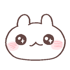 [LINEスタンプ] 動いた！ウサギもち1