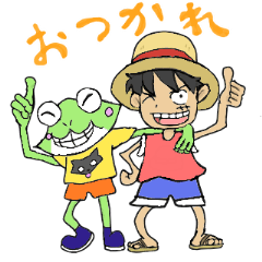 [LINEスタンプ] ONE PIECE ユキスナスタンプ