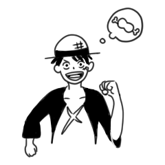 [LINEスタンプ] おだやかONE PIECE