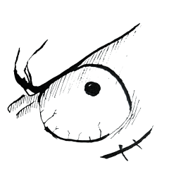 [LINEスタンプ] Eye of the ONE PIECE～瞳で語るワンピースの画像（メイン）