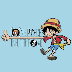 [LINEスタンプ] ONE PIECE × INAI TAKAOMIの画像（メイン）