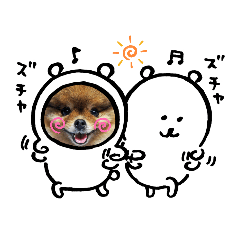 [LINEスタンプ] ポメラニアンのピヨ