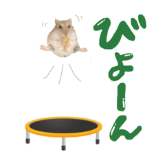 [LINEスタンプ] ハムスターのるびーさん 1