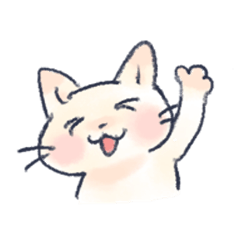 [LINEスタンプ] ほのぼのねこさん1