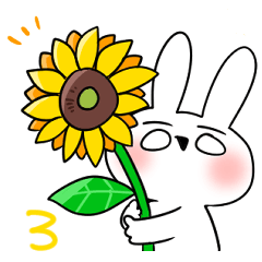 [LINEスタンプ] ねぎうさちゃん3