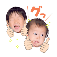 [LINEスタンプ] みー君＆しのちゃん