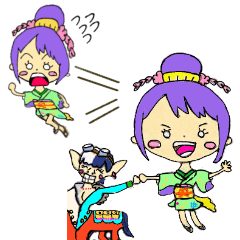 [LINEスタンプ] ONE PIECE お玉ちゃん手書きスタンプ