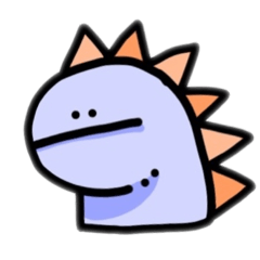 [LINEスタンプ] ブサイク恐竜
