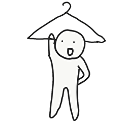 [LINEスタンプ] ハンガーぶらさがりちゃん2