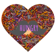 [LINEスタンプ] yummy happy
