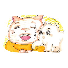 [LINEスタンプ] ネコがネコを飼ってるスタンプ