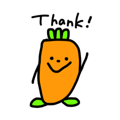 [LINEスタンプ] 野菜のスタンプ使ってみ