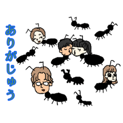 [LINEスタンプ] あの日アトリエに僕達はただ来ただけなのに