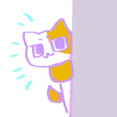 [LINEスタンプ] ねこ会話(白茶)