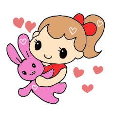 [LINEスタンプ] 楽しい女の子8