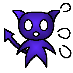 [LINEスタンプ] ササ悪魔01