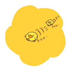 [LINEスタンプ] トリハチとコトリ