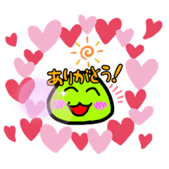 [LINEスタンプ] 緑のかわい子ちゃん