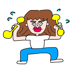 [LINEスタンプ] OLカヨチャンの目指せ健康生活スタンプ