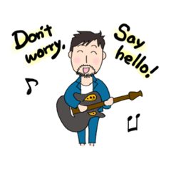 [LINEスタンプ] 青ヒゲ先生の日常